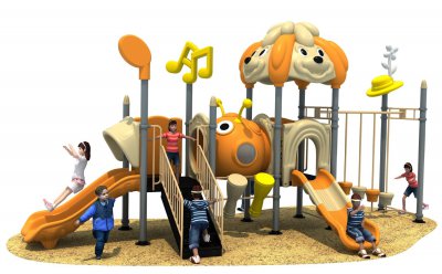 歡樂鼠 HD-HDL019-兒童滑梯、