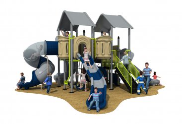 別墅屋 HD-HBW016-兒童滑梯、