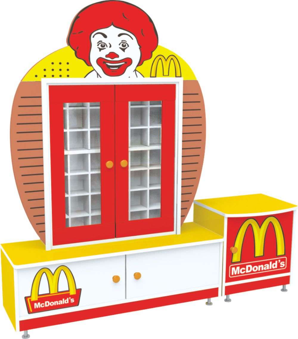 柜子、書架 麥當勞造型茶